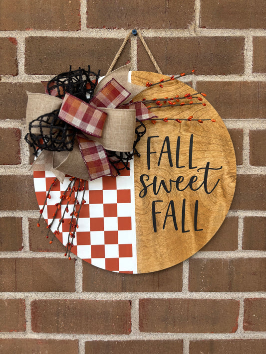 Fall Sweet Fall Door Hanger