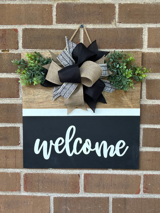 Welcome Square Door Hanger