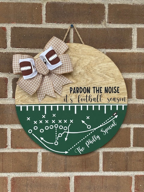 The Philly Special Eagles Door Hanger