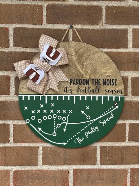 The Philly Special Eagles Door Hanger