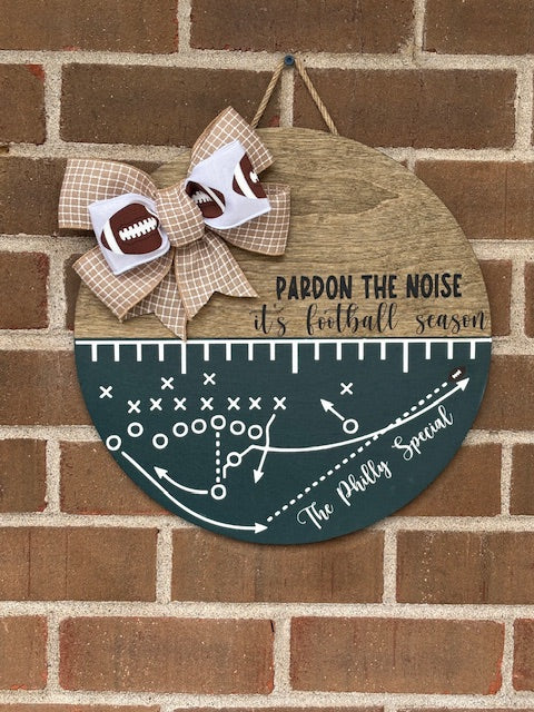 The Philly Special Eagles Door Hanger