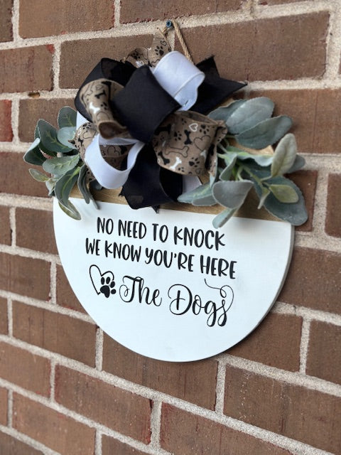 No Need to Knock Door Hanger - Style 1