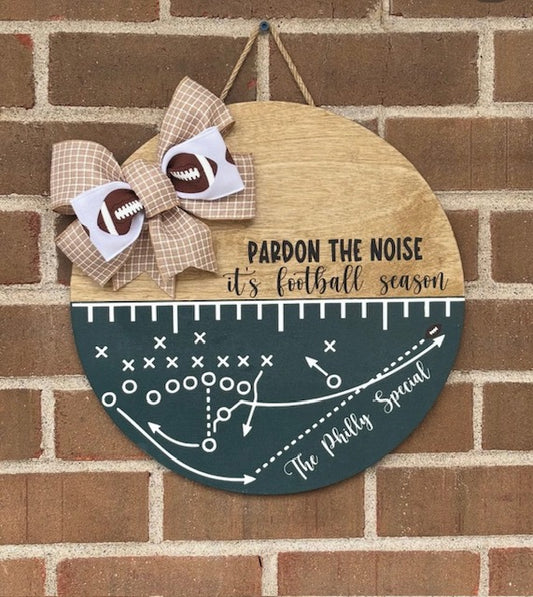 The Philly Special Eagles Door Hanger