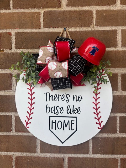 There's No Base Like Home Door Hanger